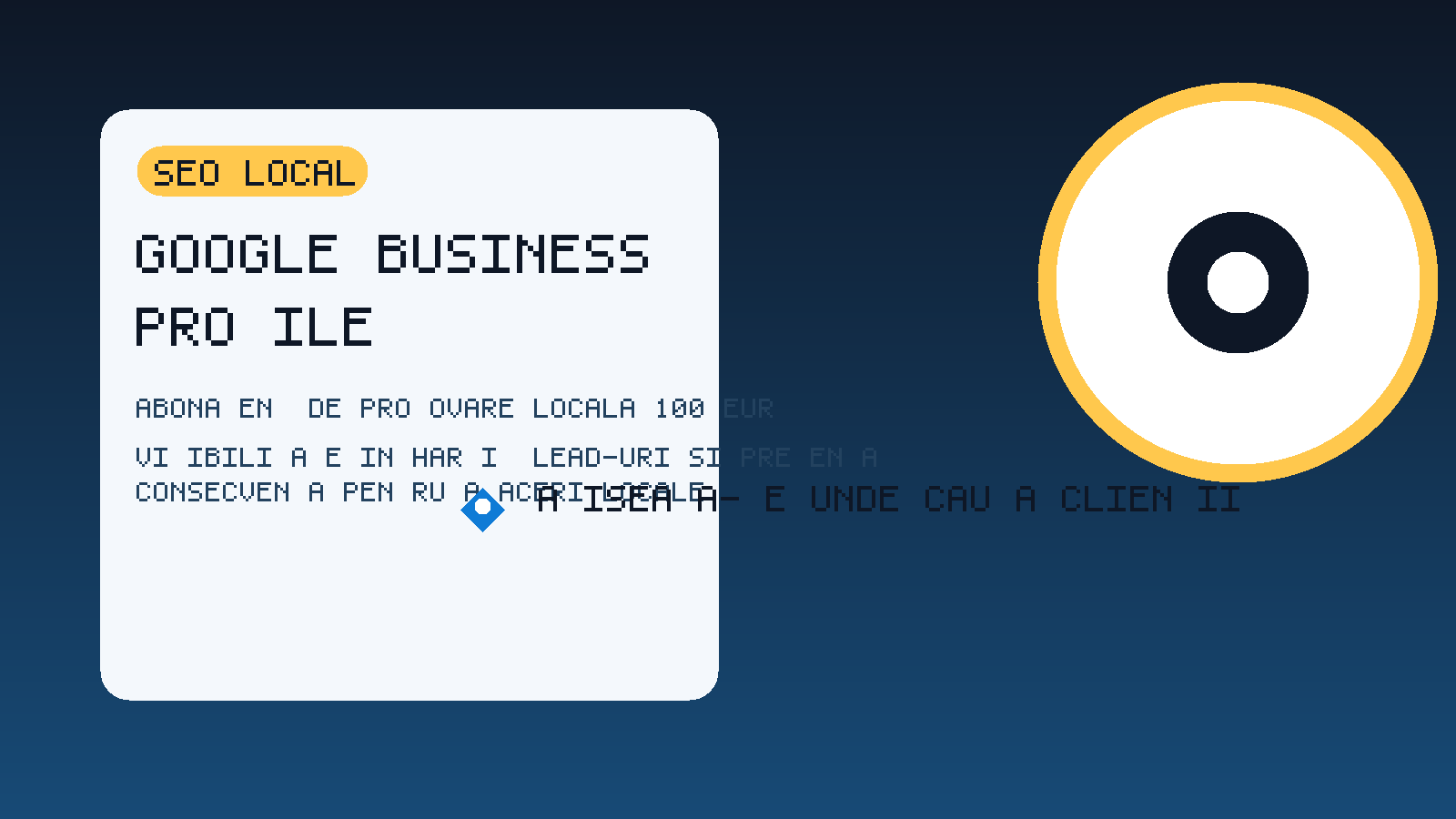 Google Business Profile și promovare locală: cum folosește un abonament de 100 EUR vizibilitatea în favoarea unei afaceri